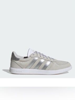 Adidas Breaknet Sleek Cream Suede Sneakers Women 8.5 NWT Box